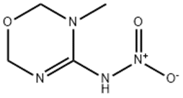 3-甲基-4-硝基亚胺基-1,3,5-噁二嗪,3,6-Dihydro-3-methyl-N-nitro-2H-1,3,5-oxadiazin-4-amine