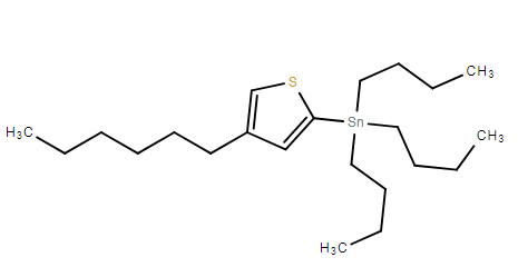 (4-己基噻吩基)三丁基锡,Tributyl-(4-hexyl-thiophen-2-yl)-stannane