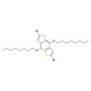 2,6-二溴-4,8-双(正辛基氧代)苯并[1,2-b:4,5-b ]二噻吩,2,6-Dibromo-4,8-bis(octyloxy)benzo[1,2-b:4,5-b