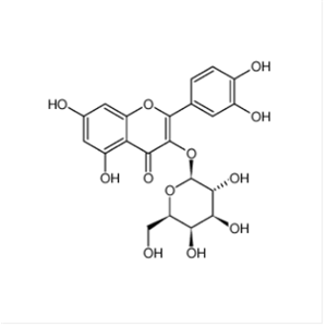 金丝桃苷(海棠因，田基黄甙，海棠黃酮，槲皮素-3-D-半乳糖苷)
