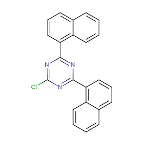 2-氯-4,6-二(1-萘基)-1,3,5-三嗪,1,3,5-triazine,2-chloro-4,6-di-1-naphthalenyl-