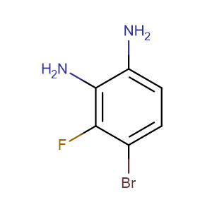 4-溴-3-氟-1,2-苯二胺,4-bromo-3-fluorobenzene-1,2-diamine