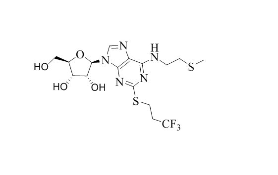N6-(2-甲硫基乙基)-2-(3,3,3-三氟丙硫基)腺苷,N6-(2-methylthioethyl)-2-(3,3,3-trifluoropropylthio)adenosine