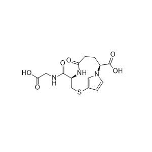 Cyclic BDA-GSH,N-[4-carboxy-4-(3-mercapto-1H-pyrrol-1-yl)-1-oxobutyl]-L-cysteinylglycine cyclic sulfide