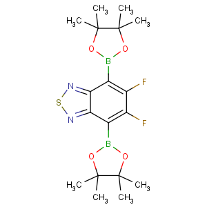 4,7-二硼酸频哪醇酯-5,6-二氟-2,1,3-苯并噻二唑,4,7-Bis(4,4,5,5-tetramethyl-1,3,2-dioxaborolan-2-yl)-5,6-difluoro-2,1,3-benzothiadiazole