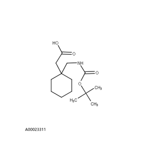 2-[1-({[(tert-butoxy)carbonyl]amino}methyl)cyclohexyl]acetic acid