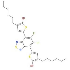4,7-双(5-溴-4-己基噻吩-2-基)-5,6-二氟苯并[c] [1,2,5]噻二唑,4,7-Bis(5-bromo-4-hexylthiophen-2-yl)-5,6-difluorobenzo[c][1,2,5]thiadiazole