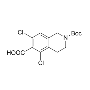 N-Boc-5,7-二氯-1,2,3,4-四氢异喹啉-6-羧酸