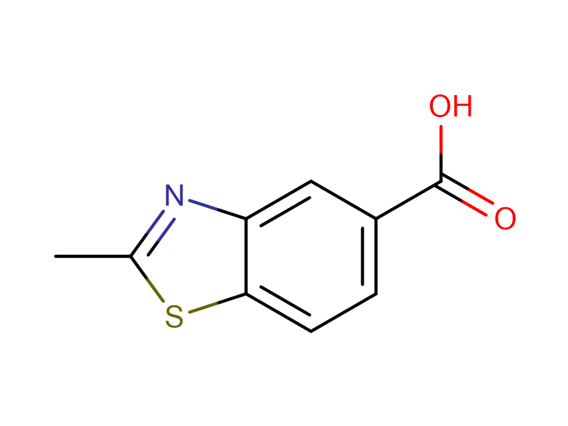 2-甲基苯并噻唑-5-羧酸,5-Benzothiazolecarboxylicacid,2-methyl-(8CI,9CI)