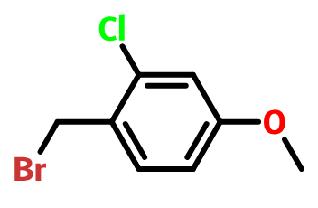 2-氯4-甲氧基溴苄,1-(Bromomethyl)-2-chloro-4-methoxybenzene