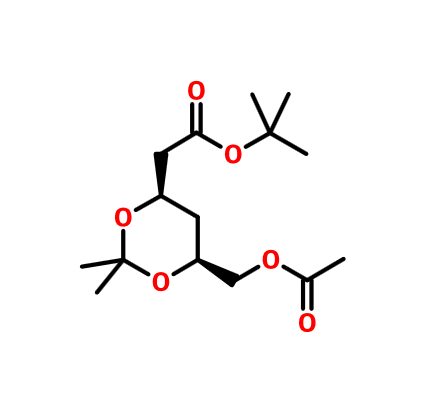 (4R-cis)-6-[(乙酰氧基)甲基]-2,2-二甲基-1,3-二氧六环-4-乙酸叔丁酯,tert-Butyl (4R-cis)-6-[(acetyloxy)methyl]-2,2-dimethyl-1,3-dioxane-4-acetate