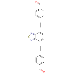 4,7-双(4-甲酰基苯乙炔基)苯并[c][1,2,5]噻二唑