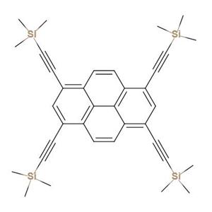 1,3,6,8-四(三甲基硅基乙炔基)芘,1,3,6,8-tetrakis(trimethylsilanylethynyl)pyrene
