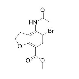 4-乙酰氨基-5-溴-2,3-二羟基苯并呋喃-7-羧酸甲酯