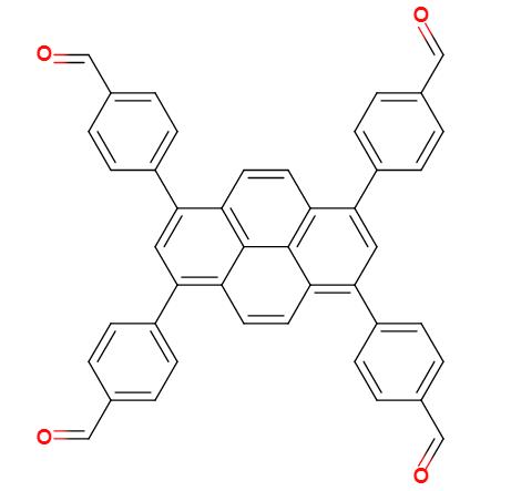 1,3,6,8-四(4-甲醛基苯基)苝,4,4',4'',4'''-(1,3,6,8-pyrenetetrayl)tetrakis-Benzaldehyde