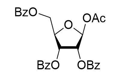1-乙酰基-三-苄氧基-罗伯糖,[(2R,3R,4R)-5-acetyloxy-3,4-dibenzoyloxyoxolan-2-yl]methyl benzoate