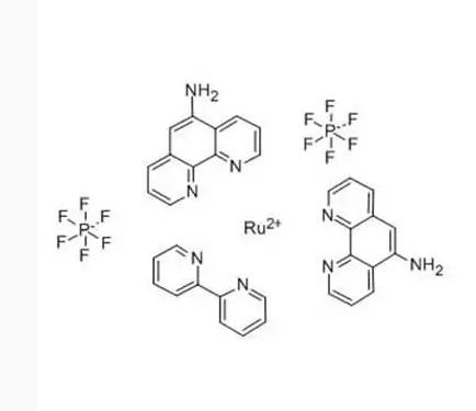 双(2,2-二嘧啶)-(5-氨基邻二氮杂菲,Bis(2,2′-bipyridine)-(5-aminophenanthroline)ruthenium bis(hexafluorophosphate)