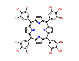 Meso-四(3,5-二溴-4-羟基苯基)卟啉,4-Aethoxy-1-methoxy-2-triaethylsilyl-buten-(2)