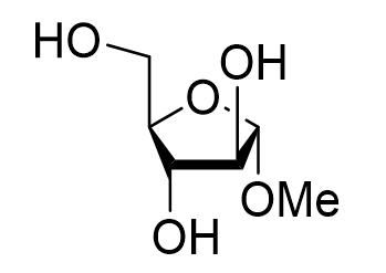 甲基 alpha-D-阿拉伯呋喃糖苷,2-(hydroxymethyl)-5-methoxyoxolane-3,4-diol