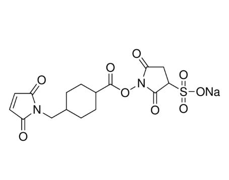 4-(N-马来酰亚胺甲基)环己烷-1-羧酸磺酸基琥珀酰亚胺酯钠盐,Sulfo-N-Succinimidyl 4-(Maleimidomethyl)cyclohexane-1-carboxylate, Sodium Salt