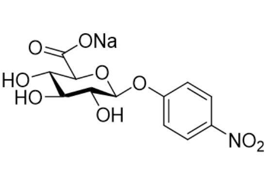 4-硝基苯基-β-D-葡萄糖醛酸钠盐,sodium,(2S,3S,4S,5R,6S)-3,4,5-trihydroxy-6-(4-nitrophenoxy)oxane-2-carboxylate