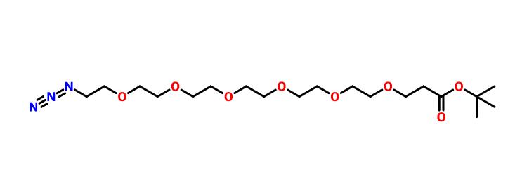 tert-butyl 1-azido-3,6,9,12,15,18-hexaoxahenicosan-21-oate,tert-butyl 1-azido-3,6,9,12,15,18-hexaoxahenicosan-21-oate