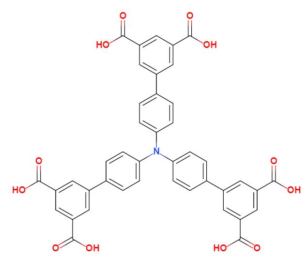 4',4''',4'''''-腈基三((1,1′-联苯)-3,5-二羧酸),4',4''',4'''''-nitrilotris(([1,1'-biphenyl]-3,5-dicarboxylic acid))