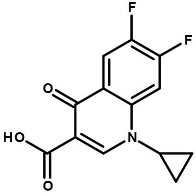 1-环丙基-6,7-二氟-1,4-二氢-4-氧代-3-喹啉甲酸,1-CYCLOPROPYL-6,7-DIFLUORO-1,4-DIHYDRO-4-OXOQUINOLINE-3-CARBOXYLIC ACID