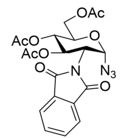 3,4,6-tri-O-acetyl-2-N-pthalimido-2-deoxy-α-D-glycopyranosyl azide,3,4,6-tri-O-acetyl-2-N-pthalimido-2-deoxy-α-D-glycopyranosyl azide