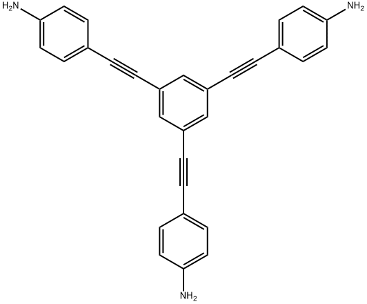 1,3,5-三（2’-（4’’-胺基苯基）乙炔）苯,4,4',4''-(benzene-1,3,5-triyltris(ethyne-2,1-diyl))trianiline