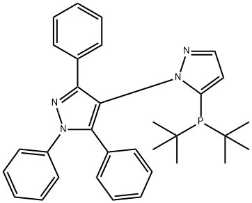 5-二叔丁基膦-1′,3′,5′-三苯基-1′H-[1,4′]二吡唑,BippyPhos