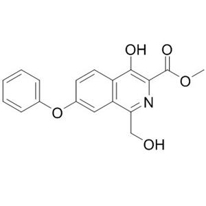 4-羟基-1-羟甲基-7-苯氧基异喹啉-3-羧酸甲酯