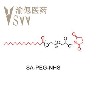 硬脂酸 聚乙二醇 琥珀酰亚胺酯，SA-PEG-NHS，硬脂酸PEG活性脂