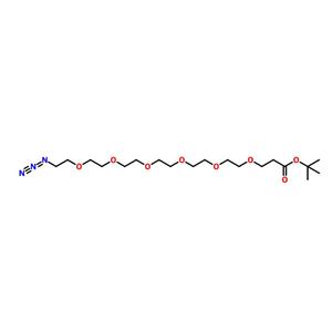tert-butyl 1-azido-3,6,9,12,15,18-hexaoxahenicosan-21-oate,tert-butyl 1-azido-3,6,9,12,15,18-hexaoxahenicosan-21-oate