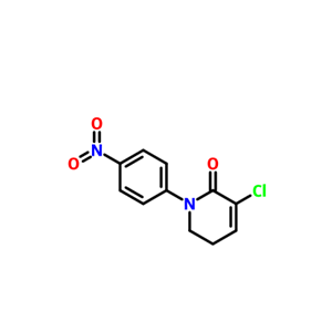3-氯-5,6-二氢-1-(4-硝基苯基)-2(1H)-吡啶酮,2(1H)-pyridine,3-chloro-5,6-dihydro-1-(4-nitrophenyl)