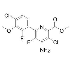 4-氨基-3-氯-6-(4-氯-2-氟-3-甲氧苯基)-5-氟吡啶-2-羧酸甲酯