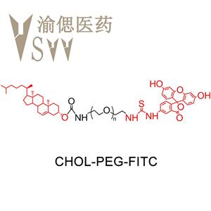 胆固醇PEG荧光素 Cholesterol-PEG-FITC 
