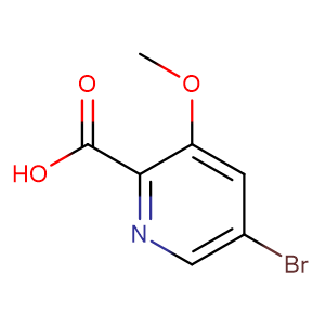 5-溴-3-甲氧基甲酸吡啶,5-Bromo-3-methoxypicolinic acid
