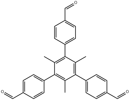 [1,3,5-三甲基-2,4,6-三(4'-醛基苯基)]苯,5'-(4-formylphenyl)-2',4',6'-trimethyl-[1,1':3',1''-terphenyl]-4,4''-dicarbaldehyde