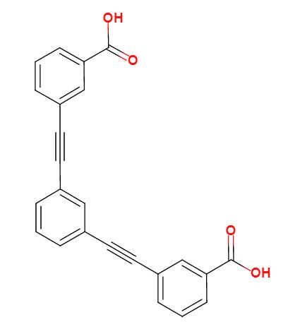 3,3'-(1,3-phenylenebis(ethyne-2,1-diyl))dibenzoic acid,3,3'-(1,3-phenylenebis(ethyne-2,1-diyl))dibenzoic acid