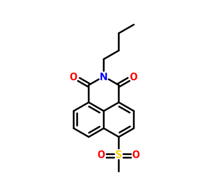 2-丁基-6-(甲基磺酰基)-1H-苯并[de]异喹啉-1,3(2H)-二酮,1H-Benz[de]isoquinoline-1,3(2H)-dione, 2-butyl-6-(methylsulfonyl)-