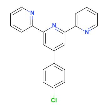 4′-(4-氯苯基)-2, 2′:6′, 2″-三联吡啶,4′-(4-Chlorophenyl)-2, 2′:6′, 2″-terpyridine