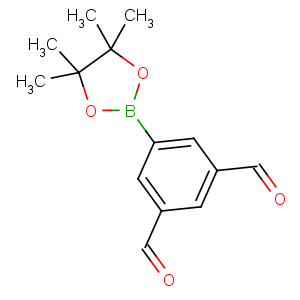 3,5-二甲酰基苯基硼酸频哪醇酯,5-(4,4,5,5-tetramethyl-1,3,2-dioxaborolan-2-yl)isophthalaldehyde