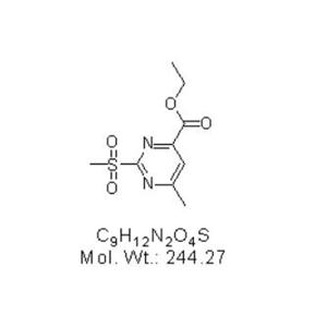 6-甲基-2-甲磺酸基-4-甲酸乙酯嘧啶