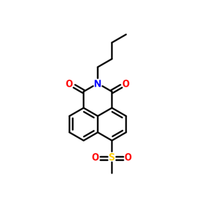 2-丁基-6-(甲基磺酰基)-1H-苯并[de]异喹啉-1,3(2H)-二酮,1H-Benz[de]isoquinoline-1,3(2H)-dione, 2-butyl-6-(methylsulfonyl)-