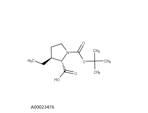 (2S,3S)-1-[(tert-butoxy)carbonyl]-3-ethylpyrrolidine-2-carboxylic acid