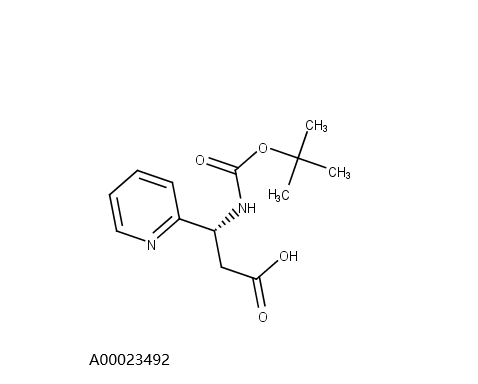 (3R)-3-{[(tert-butoxy)carbonyl]amino}-3-(pyridin-2-yl)propanoic acid