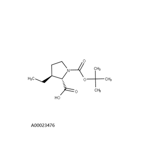 (2S,3S)-1-[(tert-butoxy)carbonyl]-3-ethylpyrrolidine-2-carboxylic acid