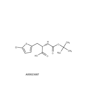 (2S)-2-{[(tert-butoxy)carbonyl]amino}-3-(5-chlorothiophen-2-yl)propanoic acid