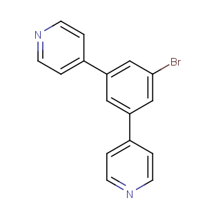 4-(3-bromo-5-(pyridin-4-yl)phenyl)pyridine,4-(3-bromo-5-(pyridin-4-yl)phenyl)pyridine